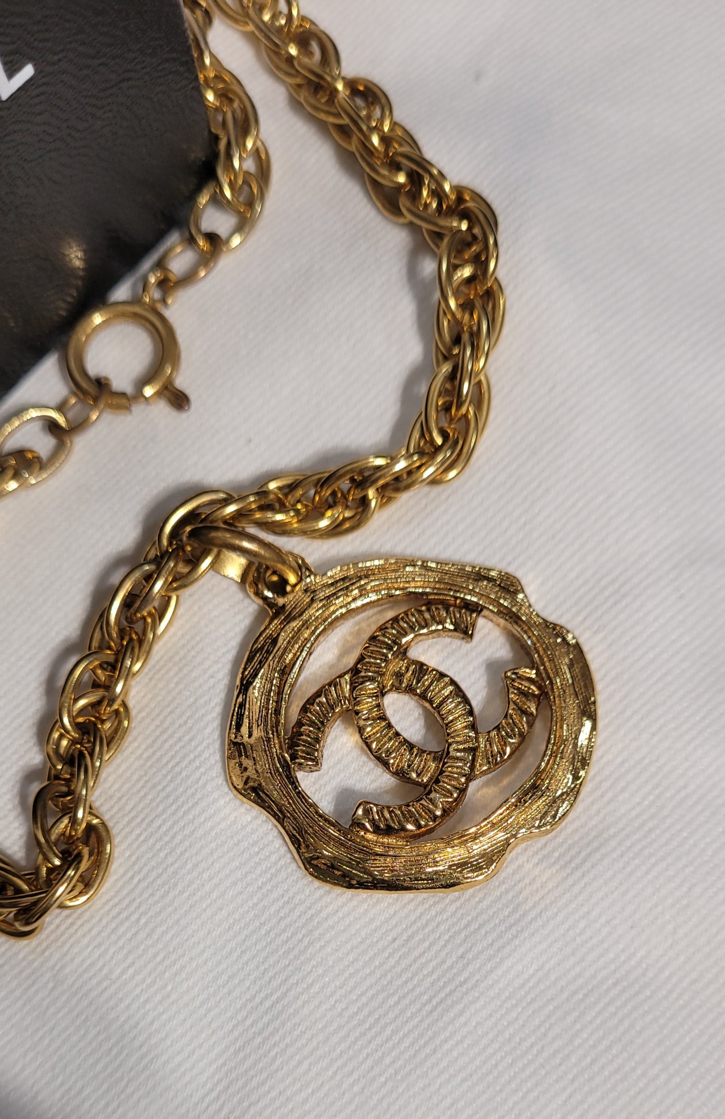 Preowned Vintage Chanel 24k gold plated Necklace