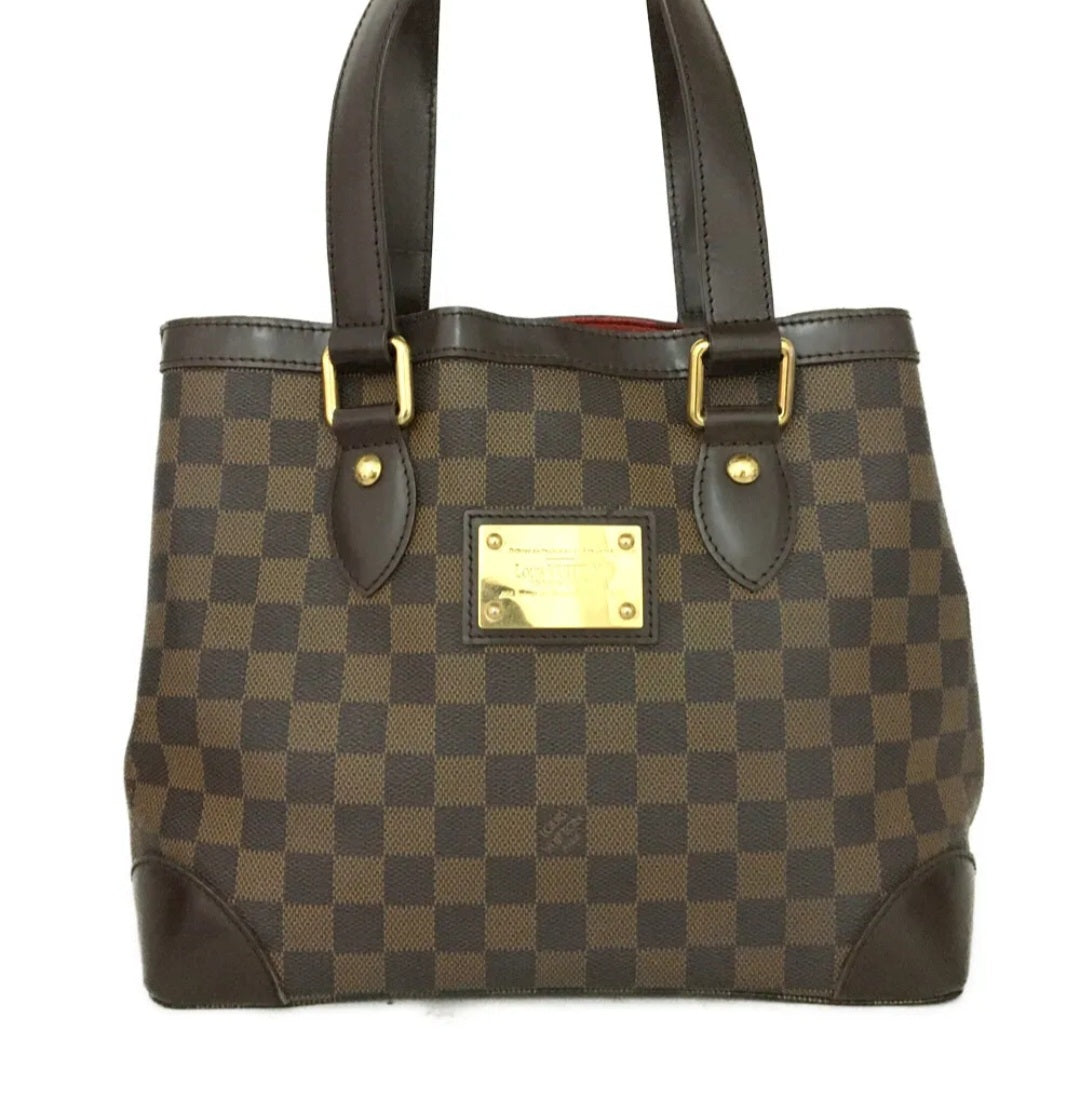 Preowned Louis Vuitton Damier Hamsted PM Hand Bag