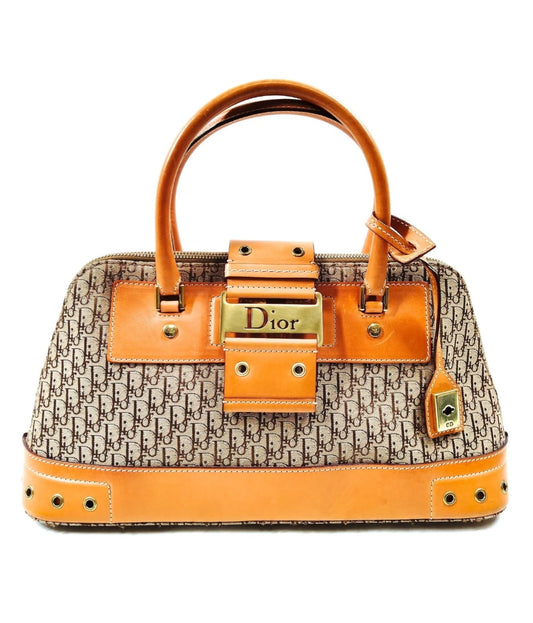 Preowned Christian Dior Hand Bag  Brown Canvas